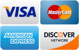 Credit Cards we accept